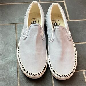 Vans Gray Slip-On Shoes